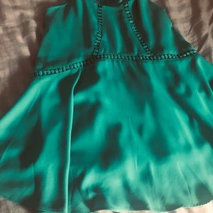 Emerald green blouse